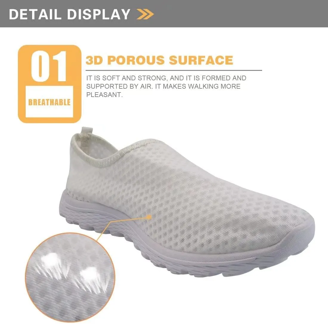 GIFTPUZZ Women's Athletic Walking Shoes Casual Mesh Comfort Work Sneakers
