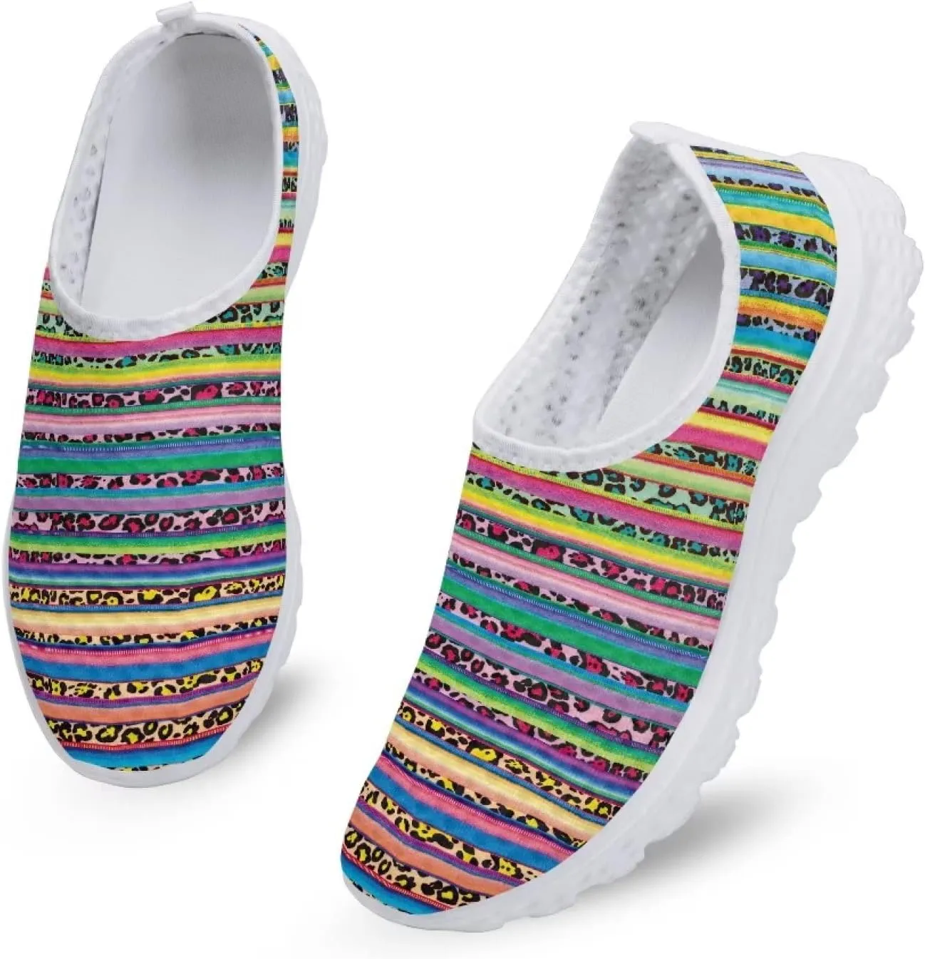 GIFTPUZZ Women's Athletic Walking Shoes Mesh Tennis Shoes Workout Sneakers Casual Shoes