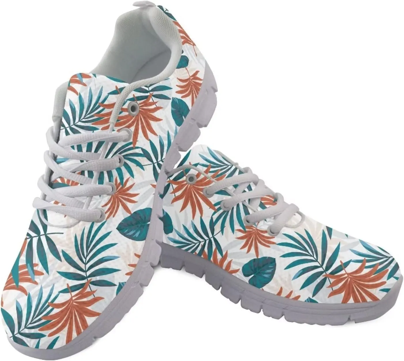 GIFTPUZZ Womens Athletic Walking Sneakers Running Shoes Sports Trainers Low Top Anti-Slip Lace Up Size 5-12