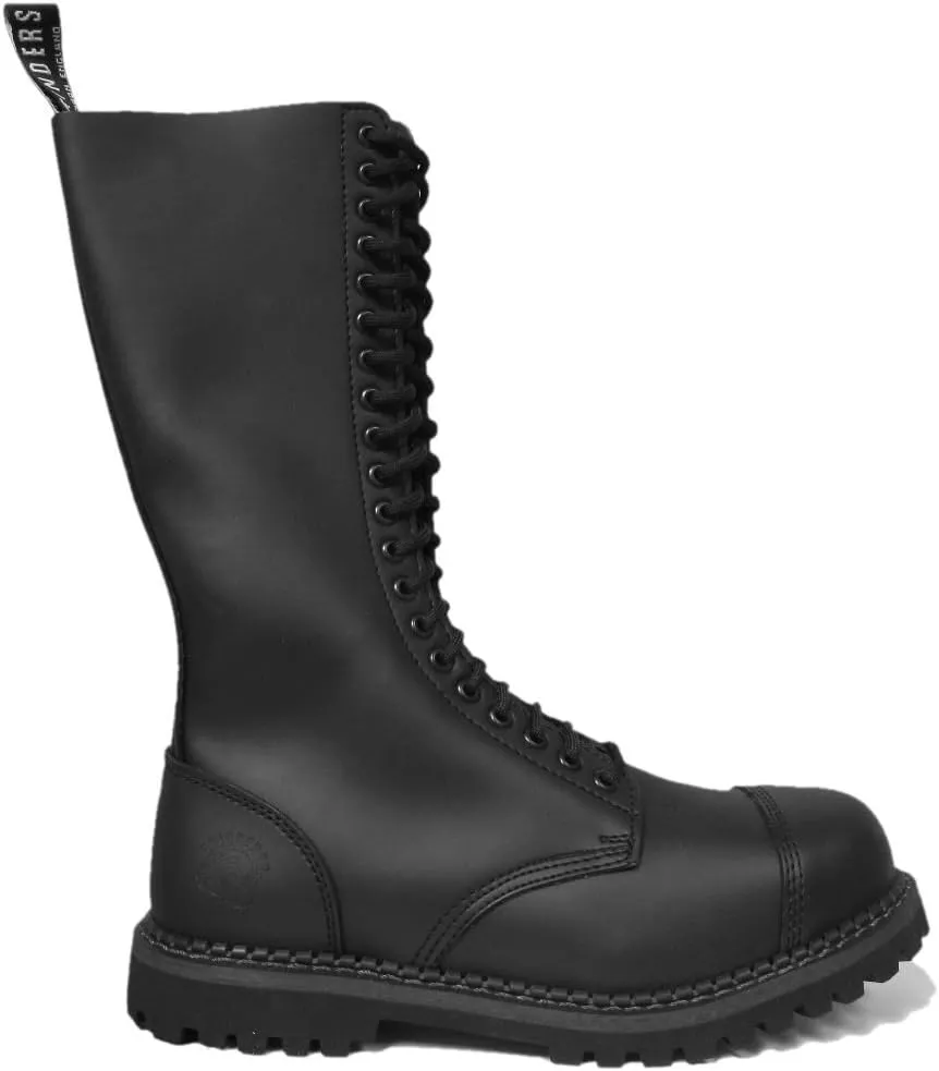 Grinders King 2015 Black Mens Safety Steel Toe Derby Boots