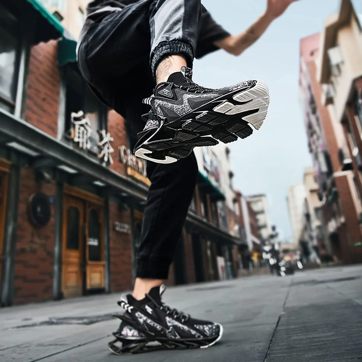 GSIGUL Mens Running Shoes Sports Athletic Fashion Sneakers Lightweight Breathable Mesh Tennis Walking Shoes