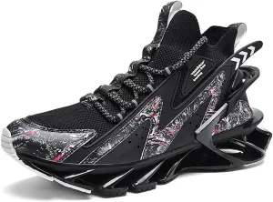 GSIGUL Mens Running Shoes Sports Athletic Fashion Sneakers Lightweight Breathable Mesh Tennis Walking Shoes