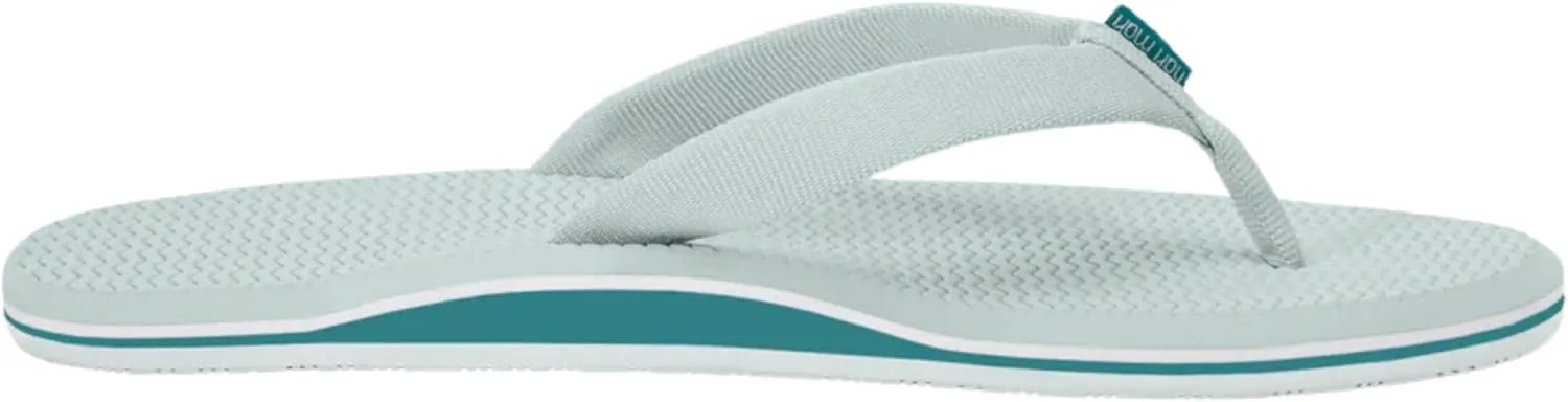 Hari Mari- Dunes- Women's Waterproof Boat Safe Colorful Rubber Flip Flops- No Break Ins, Firm Arch Support, Antimicrobial, and Floats in Water