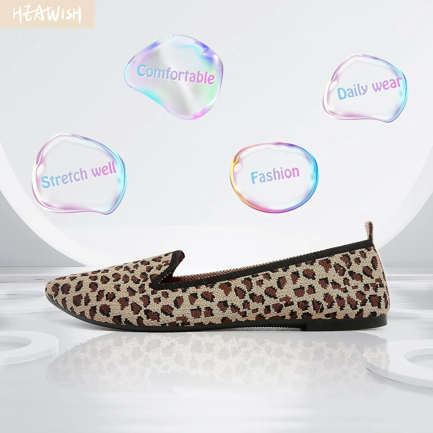 HEAWISH Women’s Flats Shoes Pointed Toe Ballet Flats Dressy Comfortable