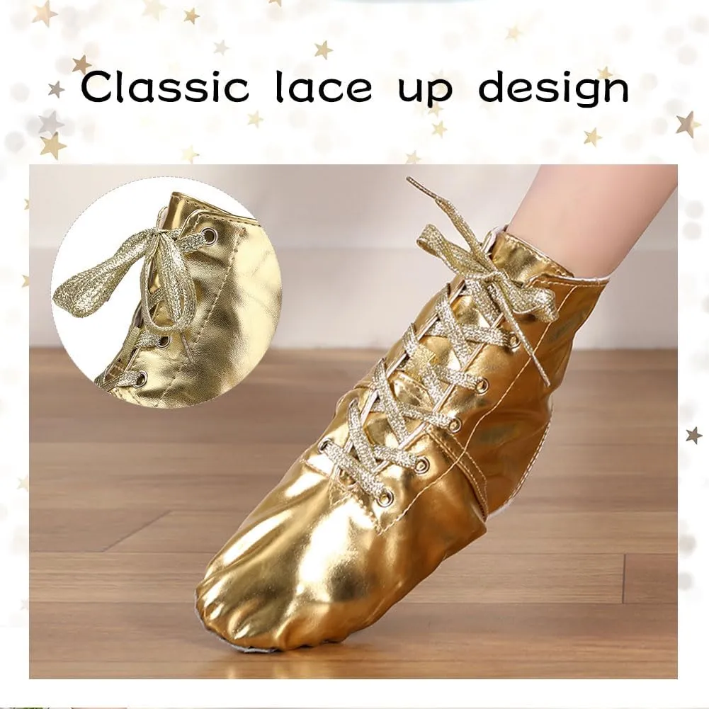 HIPPOSEUS Women Jazz Shoes Split Sole Dance Boots Ballet Dance Shoe for Men