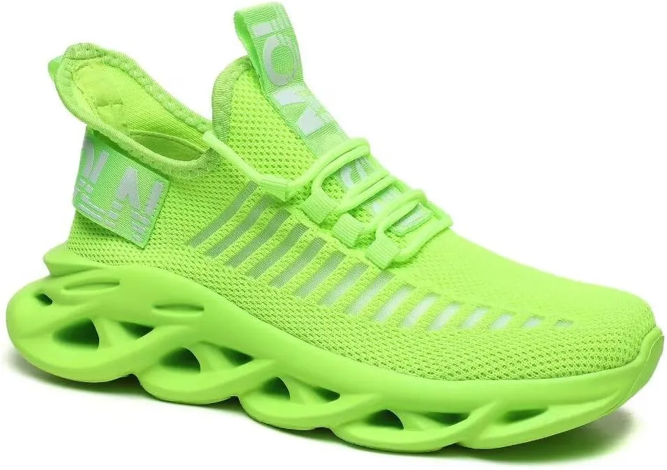 Jakcuz Women's Lace Up Walking Shoes Breathable Ultra Lightweight Sport Casual Ladies Girls Fashion Platform Sneakers