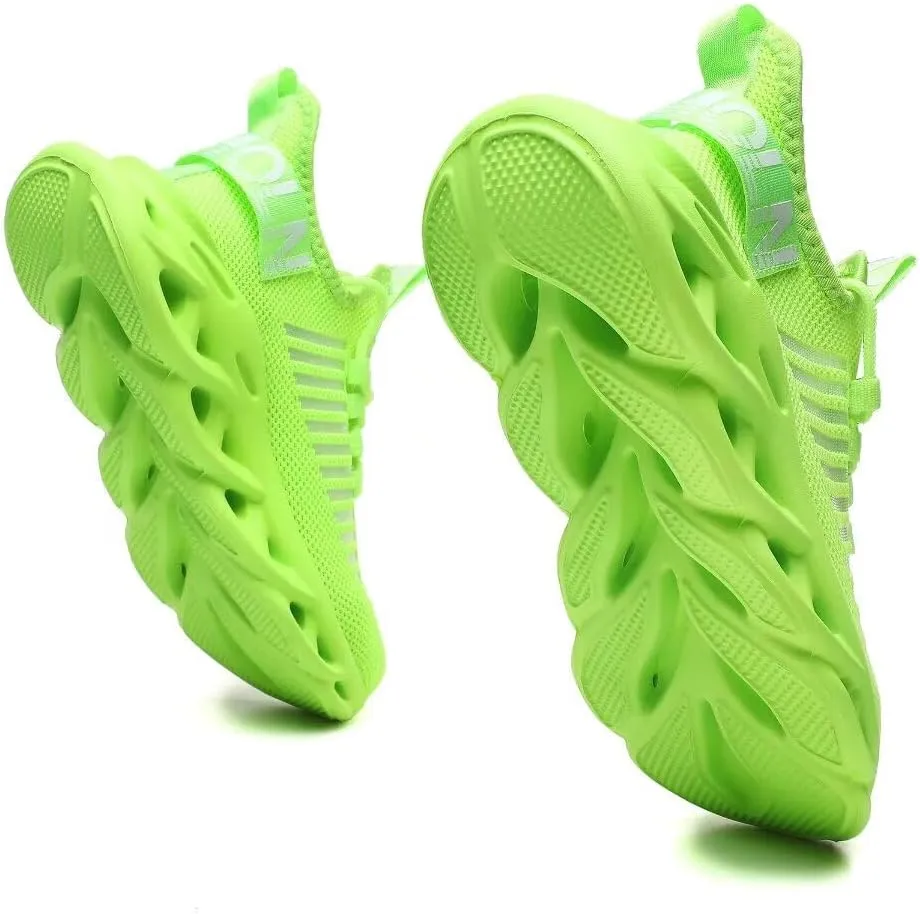 Jakcuz Women's Lace Up Walking Shoes Breathable Ultra Lightweight Sport Casual Ladies Girls Fashion Platform Sneakers