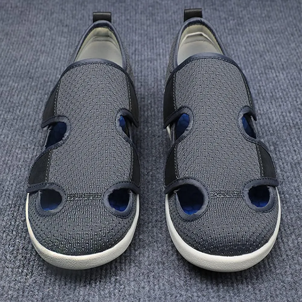 JBTNBX Women's Diabetic Shoe Walking Shoes Extra Wide Widths Adjustable Sneakers for Elderly Edema Swollen Feet