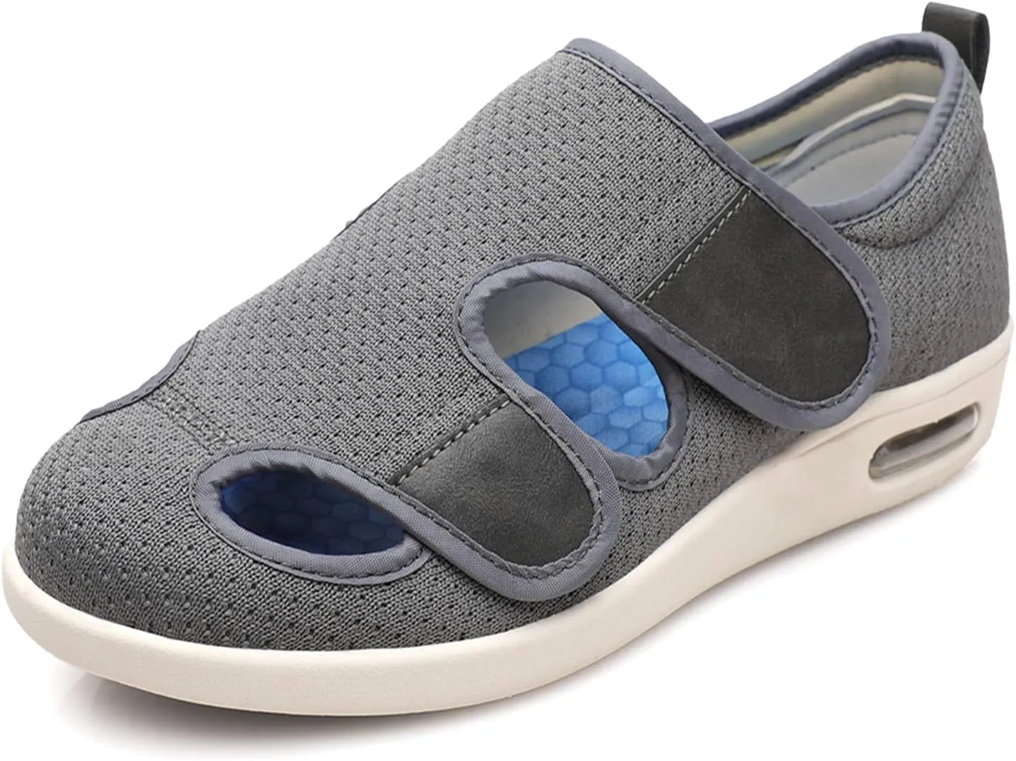 JBTNBX Women's Diabetic Shoe Walking Shoes Extra Wide Widths Adjustable Sneakers for Elderly Edema Swollen Feet