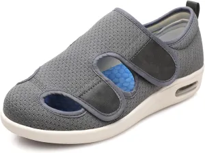 JBTNBX Women's Diabetic Shoe Walking Shoes Extra Wide Widths Adjustable Sneakers for Elderly Edema Swollen Feet