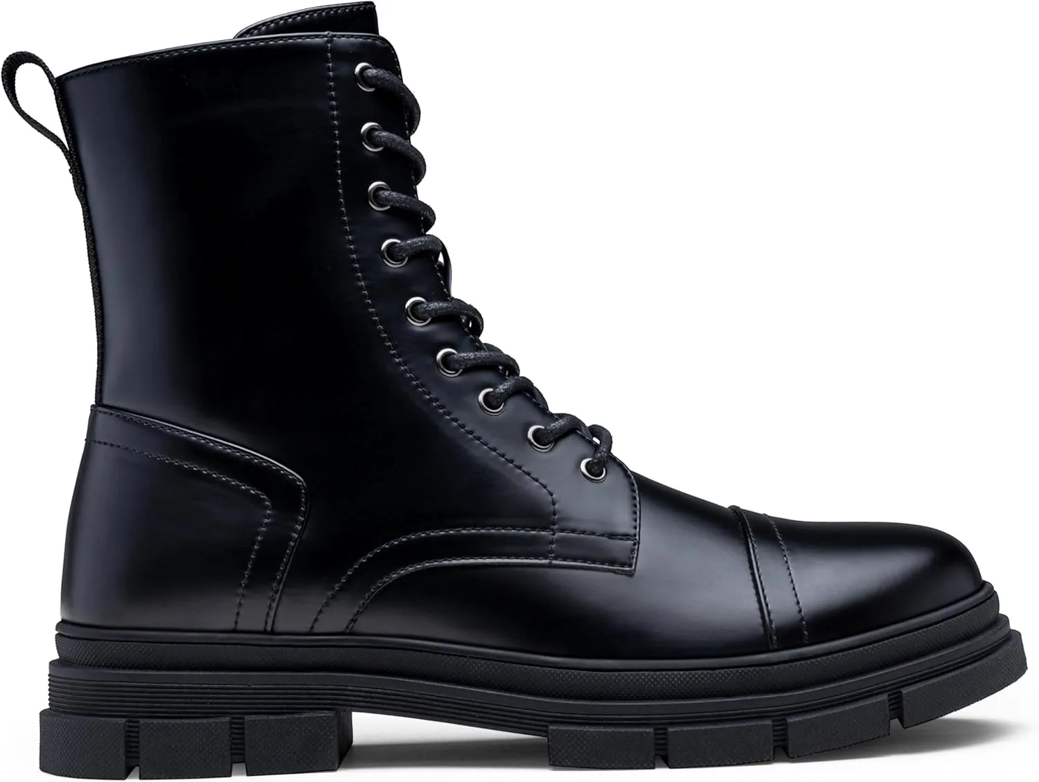 Jousen Men's Boots Fashion High Top Motorcycle Boots Waterproof Boots for Men