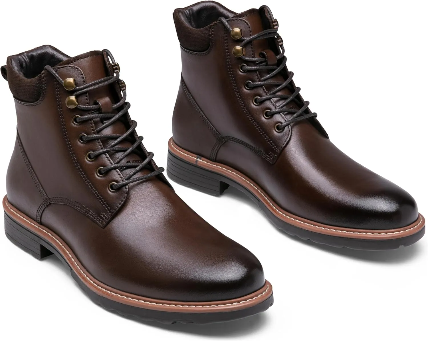 Jousen Men's Dress Boots Leather Boots for Men Formal Chukka Boots Mens Business Mens Boots