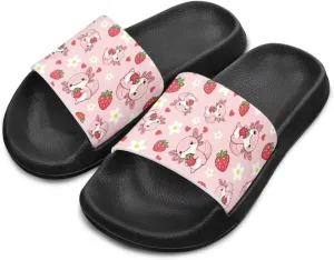 JoyLamoria Animals Print Sandals House Slides Kids Unisex Cloud Slippers Cushioned Non-Slip Shower Beach Pool Open Toe Comfy