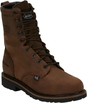 Justin Mens WorkerII Lacer Steel Work Boot