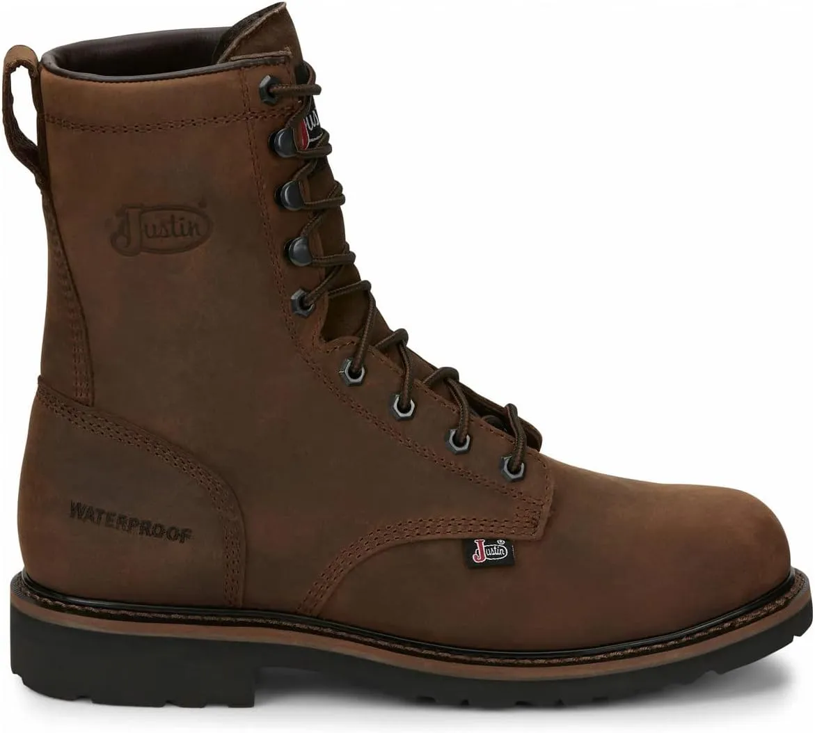 Justin Mens WorkerII Lacer Steel Work Boot