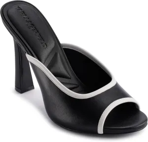 Karl Lagerfeld Paris Women's Cushioned Insole Evening Chatura-Peep Toe Sandal Heeled
