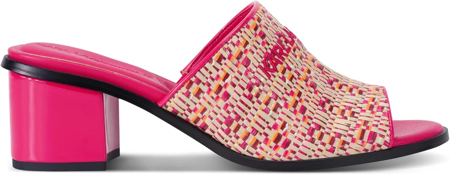 Karl Lagerfeld Paris Women's Everyday Cushioned Insole Harford-Sandal Mule Wedge