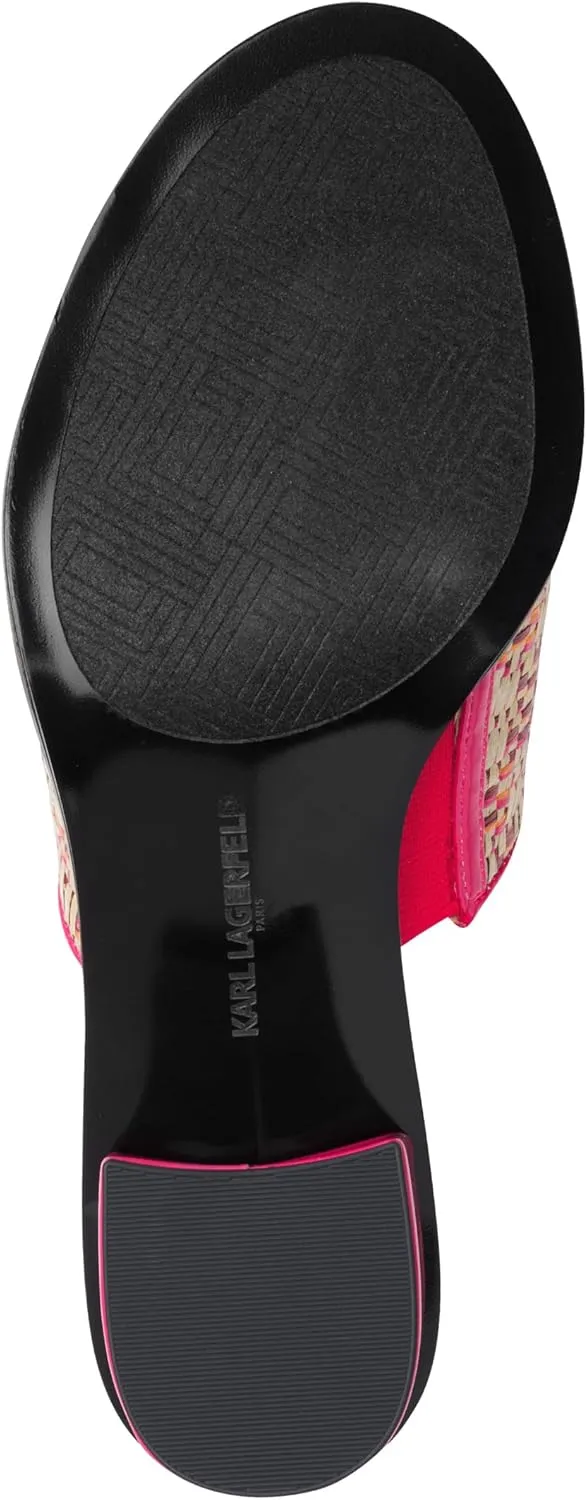 Karl Lagerfeld Paris Women's Everyday Cushioned Insole Harford-Sandal Mule Wedge