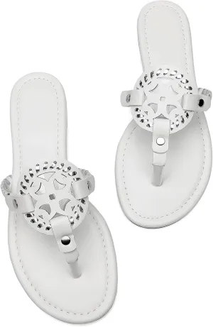 katliu Women's Flat Sandals Flip Flop Thong Sandals Cute Dressy Sandals