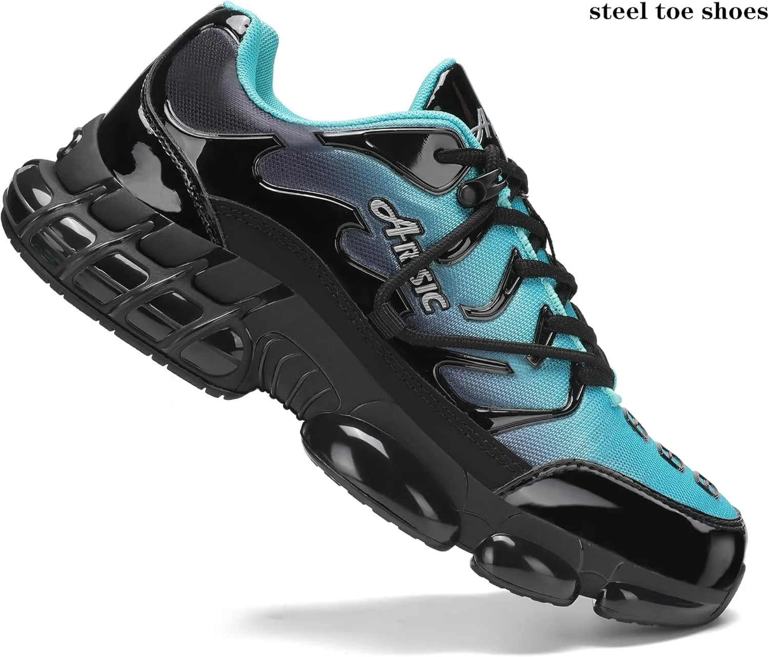 KCVTD Steel Toe Shoes for Men Indestructible Work Shoes Lightweight Steel Toe Sneakers Women Puncture Proof Non Slip Composite Toe Safety Zapatos