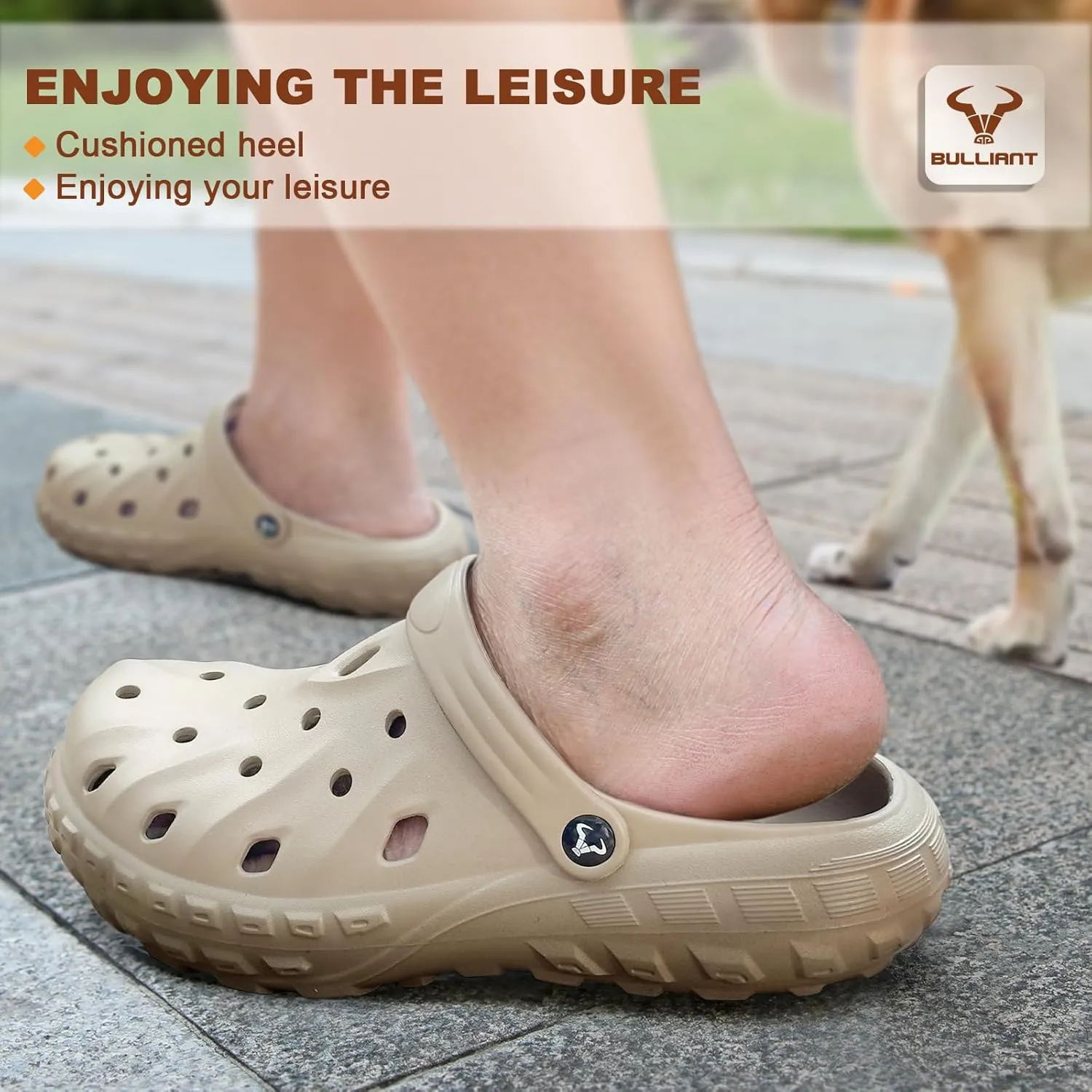 KEMISANT Men Clogs-Comfortable Mules Sandals Watershoes for Men Women Cushioned Footbed Arch Support-Lightweight EVA