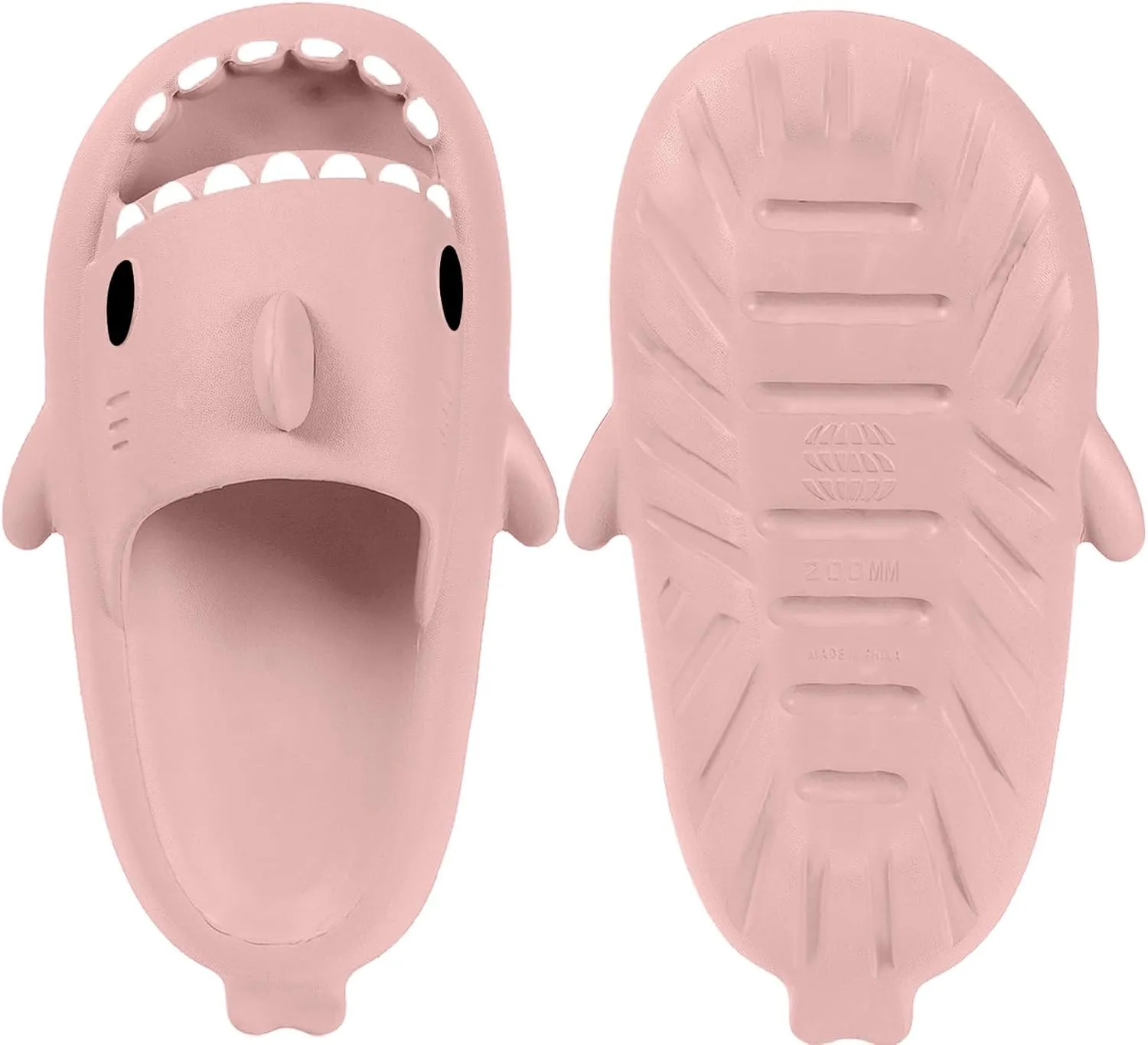 Kids Shark Slides Boys Girls Toddlers Cloud Shower Slippers Cute Cartoon Open Toe Sandals Cushioned Thick Sole Beach Pool Shoes