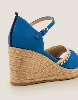 Layla Espadrilles mit Keilabsatz-Kräftiges Blau