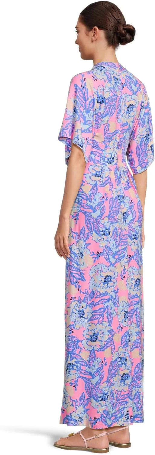 Lilly Pulitzer Women's Wisteria Elbow Sleeve V-Neck