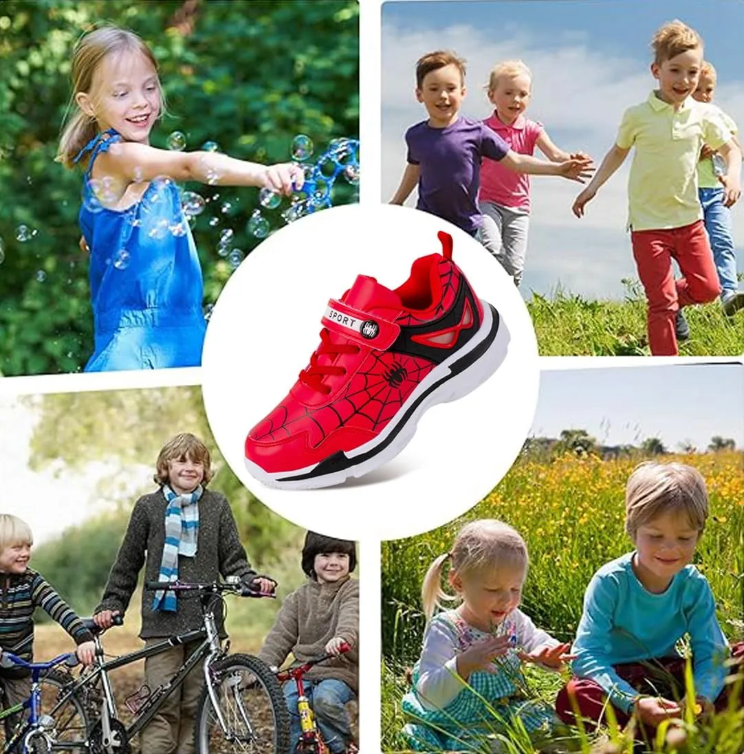 Little/Big Kids Boys Girls Sneakers Lightweight Running Tennis Shoes Breathable Sport Athletic Walking Non-Slip Outdoor Training Shoes
