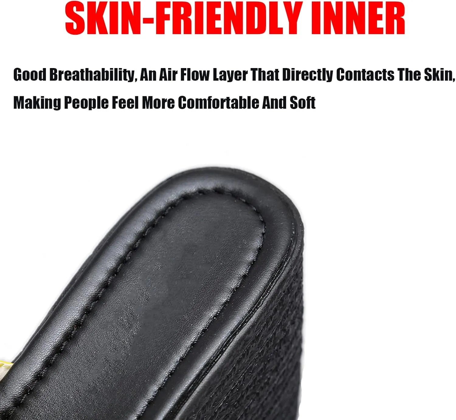 Lymphvity Women's Fish Mouth Open Toe Platform Sandals Slides,Summer Fashion Outdoor Slip On Mule High Heeled Wedge Solid Color Casual Dress Leather Sandals