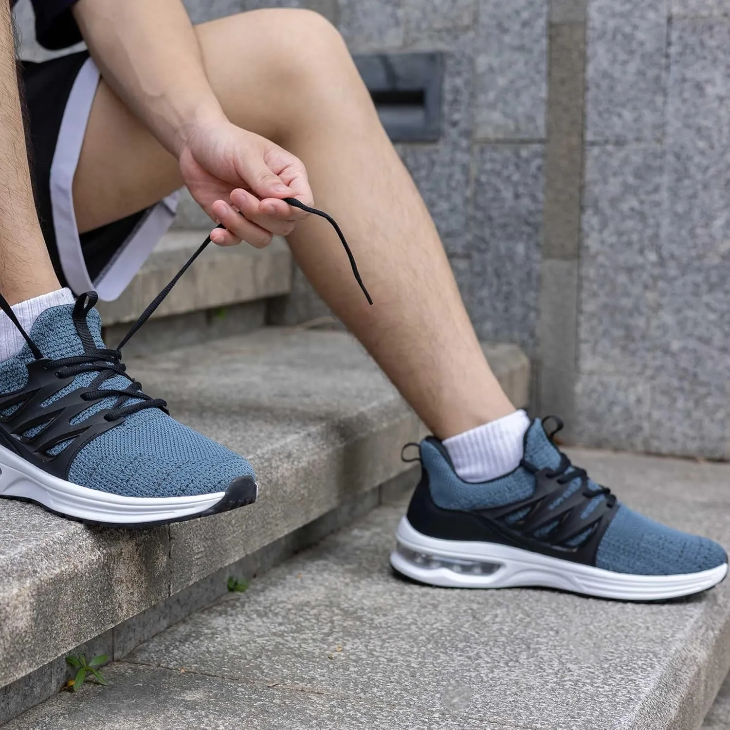 MEHOTO Mens Air Running Shoes Athletic Tennis Sneakers Lightweight Slip On Walking Shoes for Gym Jogging Workout Size7-13