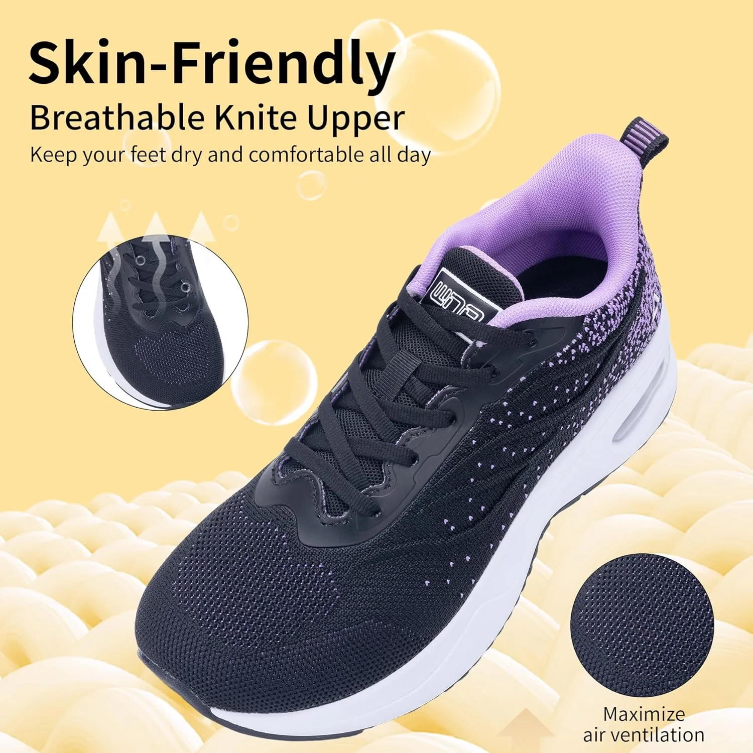 MEHOTO Womens Wide Toe Box Walking Shoes Air Running Tennis Fashion Sneakers Casual Gym Sport Shoes for Swelling Bunion US 6-11