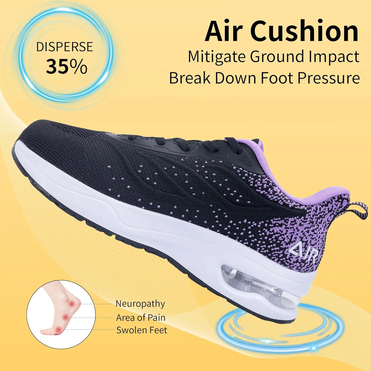 MEHOTO Womens Wide Toe Box Walking Shoes Air Running Tennis Fashion Sneakers Casual Gym Sport Shoes for Swelling Bunion US 6-11
