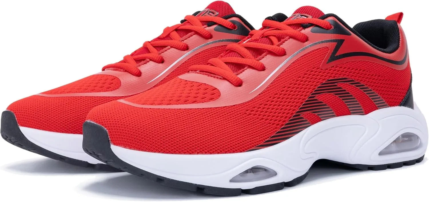 Mens Air Running Shoes Tennis Athletic Sneakers Lightweight Breathable Non Slip Walking Jogging Workout Gym Sports Footwear US 7-13