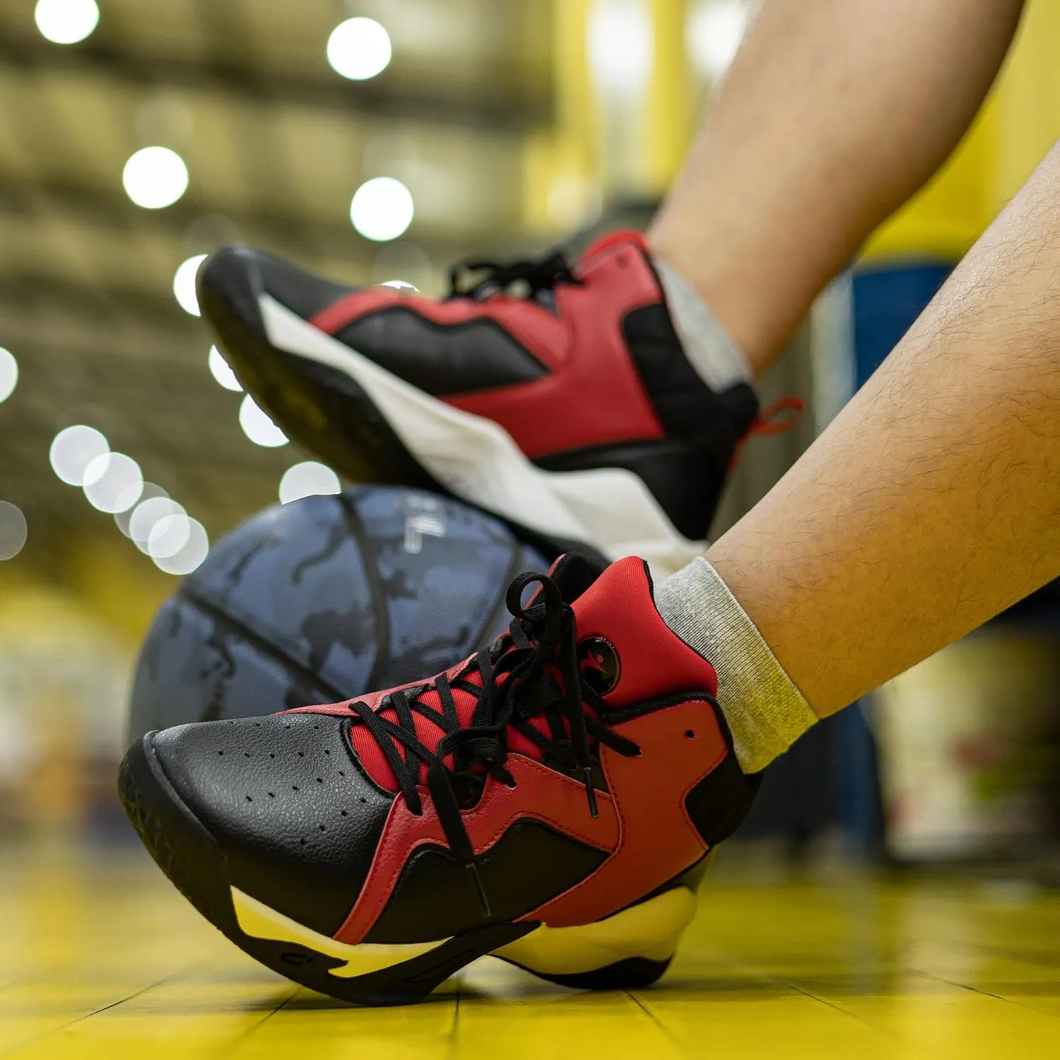 Men's Basketball Shoe High-Top Athletic Running Sneakers Outdoor Trainers Non-Slip Lightweight Cushioning Workout Sport Shoes US 7-13