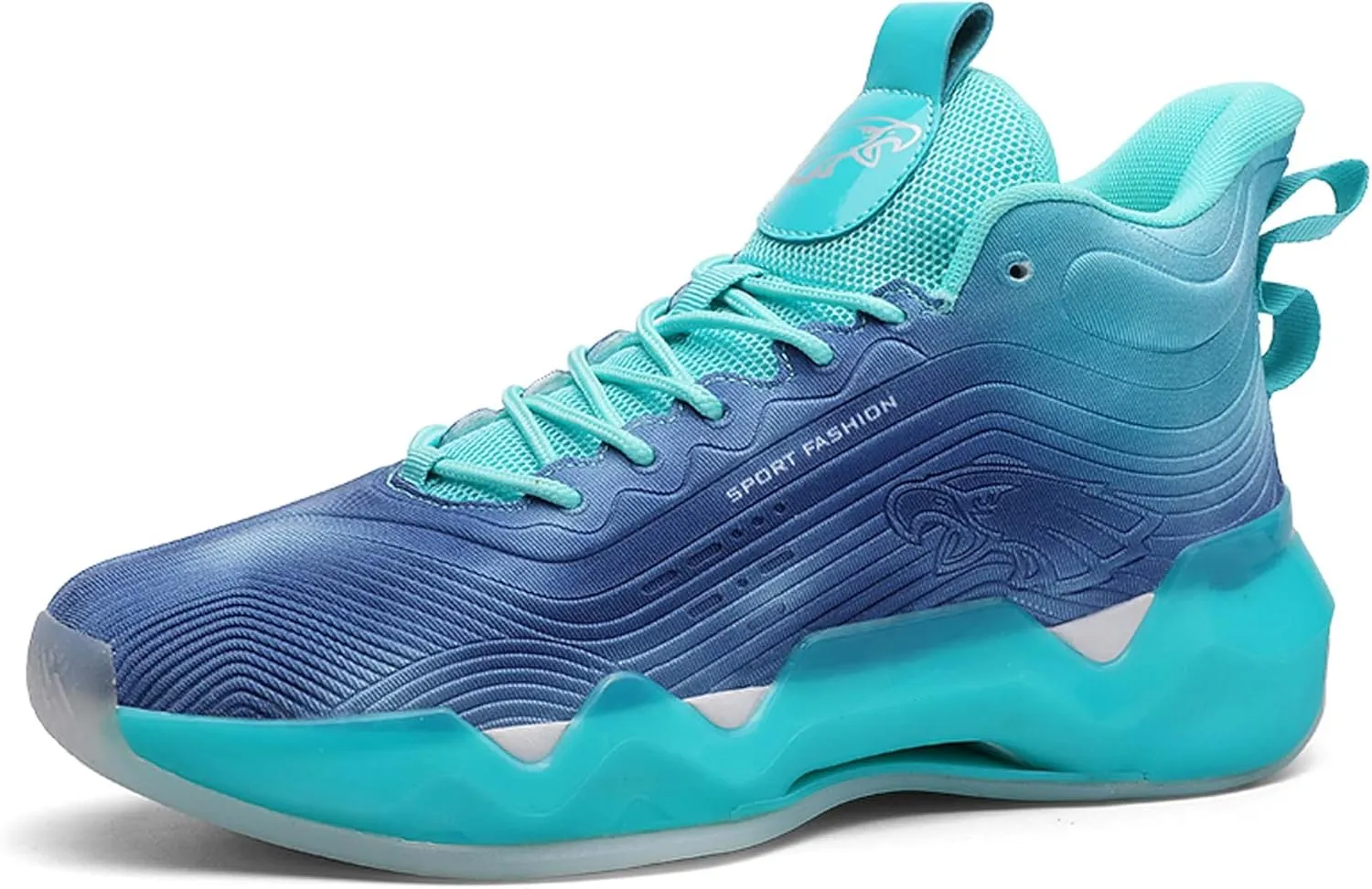 Mens Basketball Shoes Lightweight Breathable Sneakers Anti Slip Sports Shoes for Running Walking