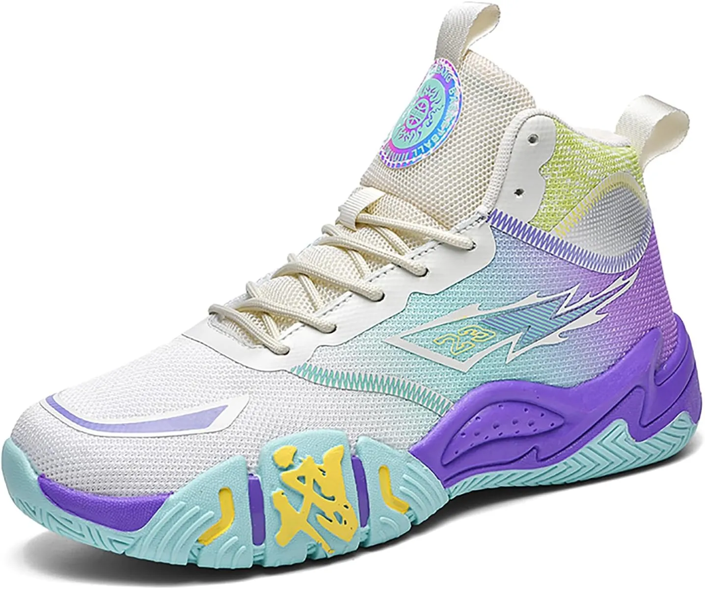 Mens Basketball Shoes Womens High Top Breathable Sneakers Fashion Non Slip Outdoor Sport Shoes Volleyball Shoes
