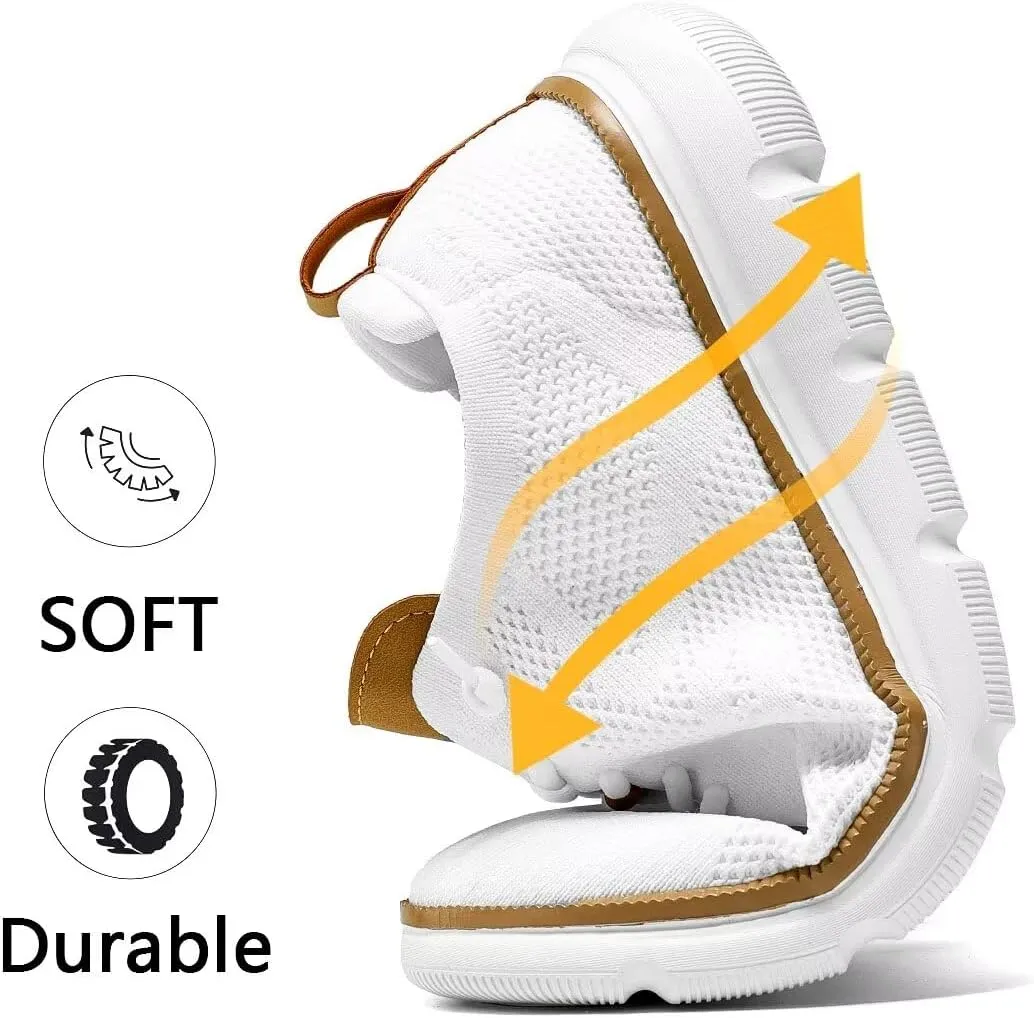 Mens Casual Dress Shoes Fashion Mesh Oxfords Business Walking Work Sneakers Comfortable Lightweight Breathable Soft Sole