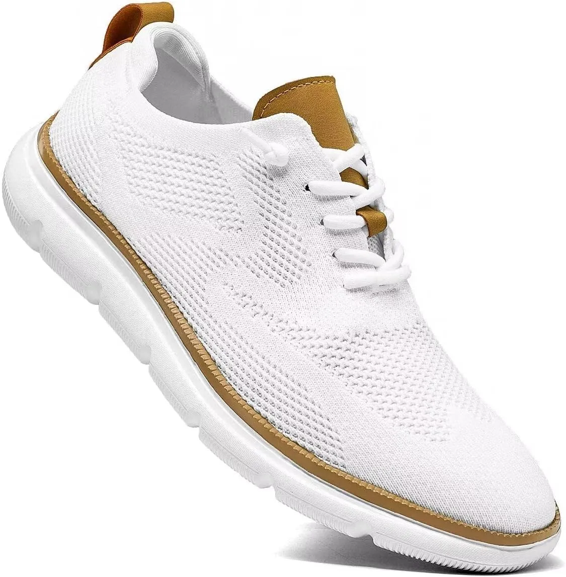 Mens Casual Dress Shoes Fashion Mesh Oxfords Business Walking Work Sneakers Comfortable Lightweight Breathable Soft Sole