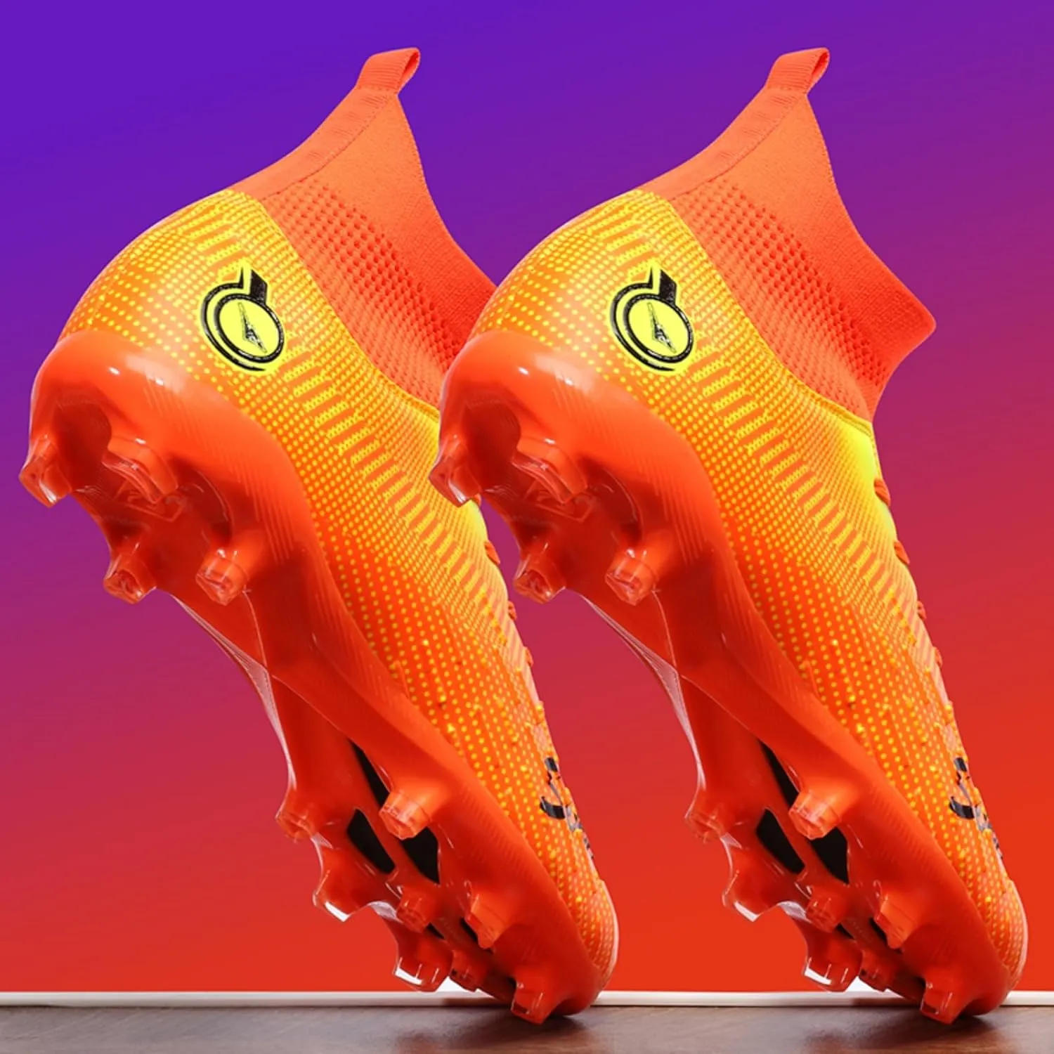 Men's Fashion High-Top Cleats Soccer Shoes Football Boots Outdoor Professional Training Athletic Turf Lacrosse Sports Sneakers
