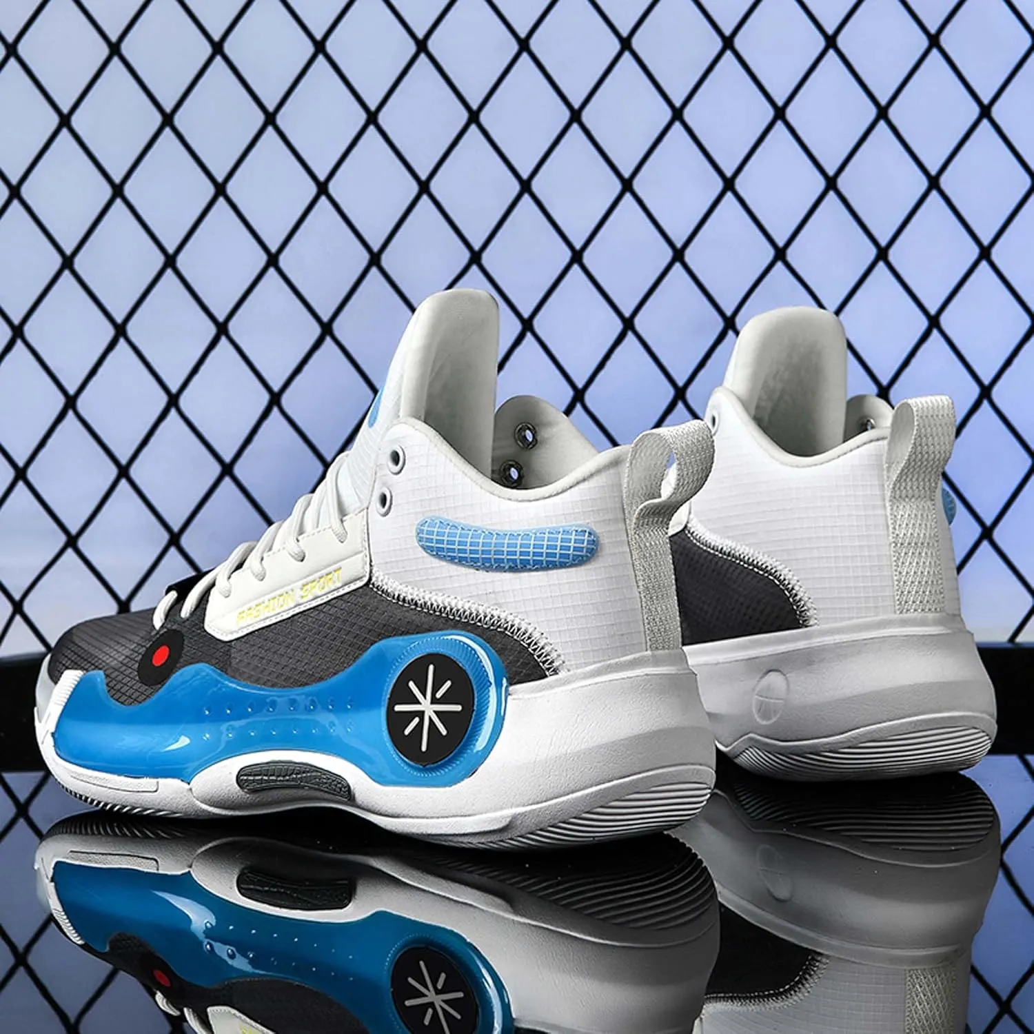 Men's High Top Basketball Shoes Fashion Breathable Sneakers Teenagers Training Competition Shoes Women's Outdoor Running Shoes Fashion Casual Walking Shoes