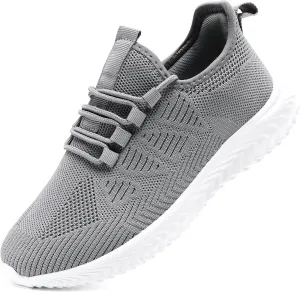 Mens Running Shoes Tennis Shoes Walking Gym Sneakers Lightweight Non Slip Mesh Casual Workout Sneakers