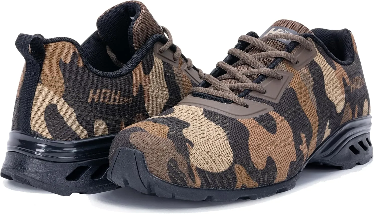 Mens Running Shoes|Atheletic Outdoor Shoes|Camouflage Hiking Shoes with Casual Sole|Fashion Sneakers for Men