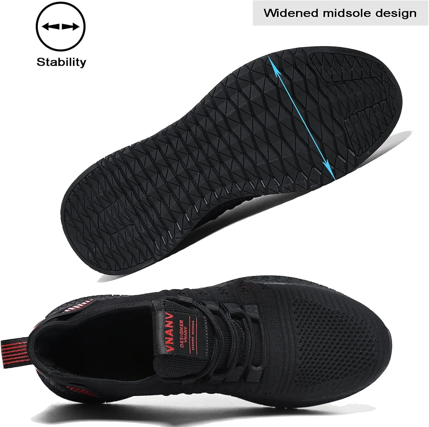 Mens Slip On Walking Shoes Lightweight Breathable Non Slip Running Comfortable Gym Tennis Athletic Fashion Sneakers Men