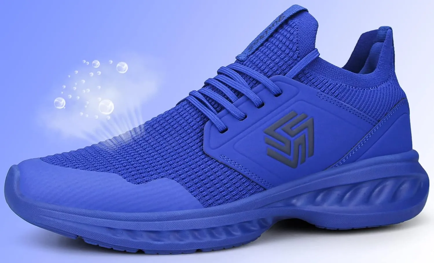 Mens Slip On Walking Shoes Non Slip Running Shoes Breathable Workout Shoes Lightweight Gym Sneakers