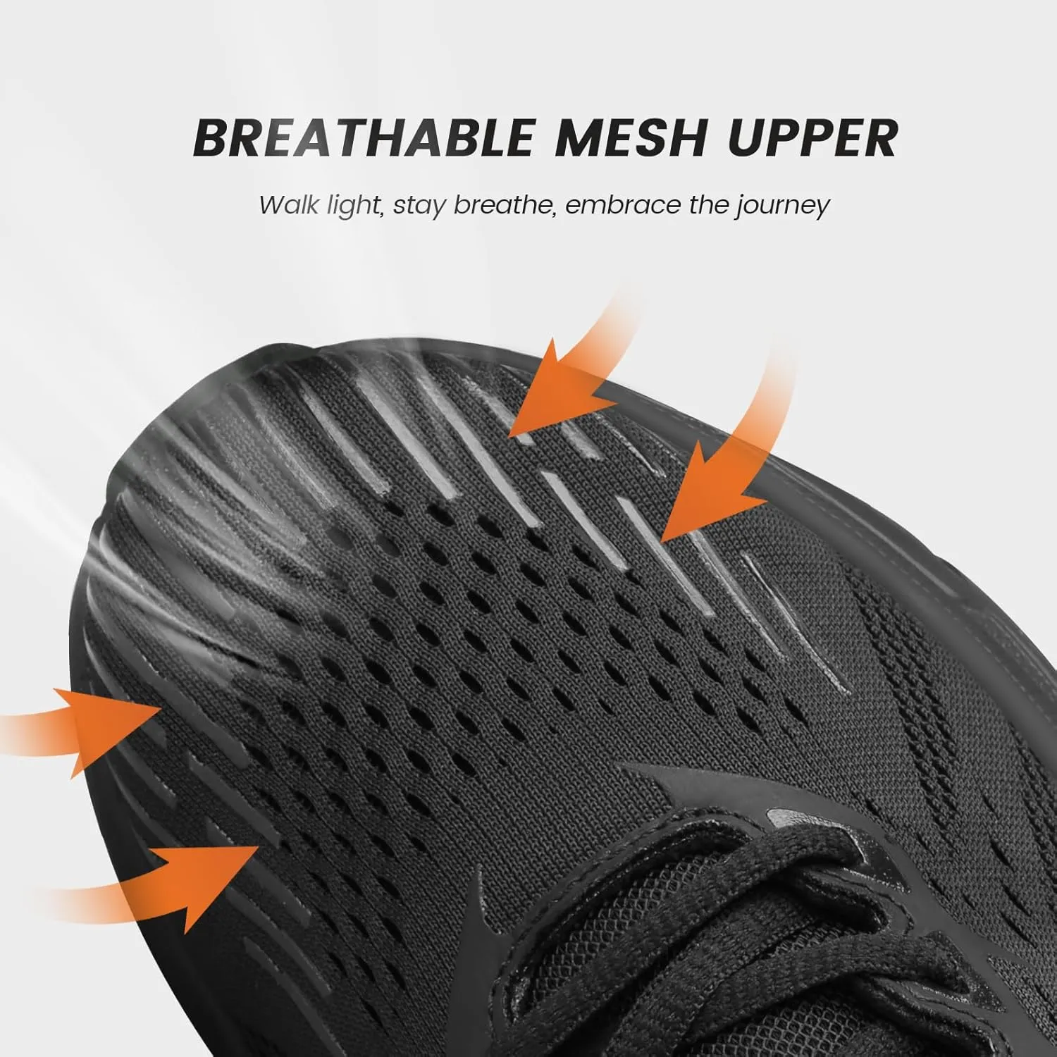 Mens Slip On Walking Shoes Running Tennis Shoes for Athletic Workout Gym Casual Non Slip Training Sneakers Breathable Knit Upper Indoor Outdoor