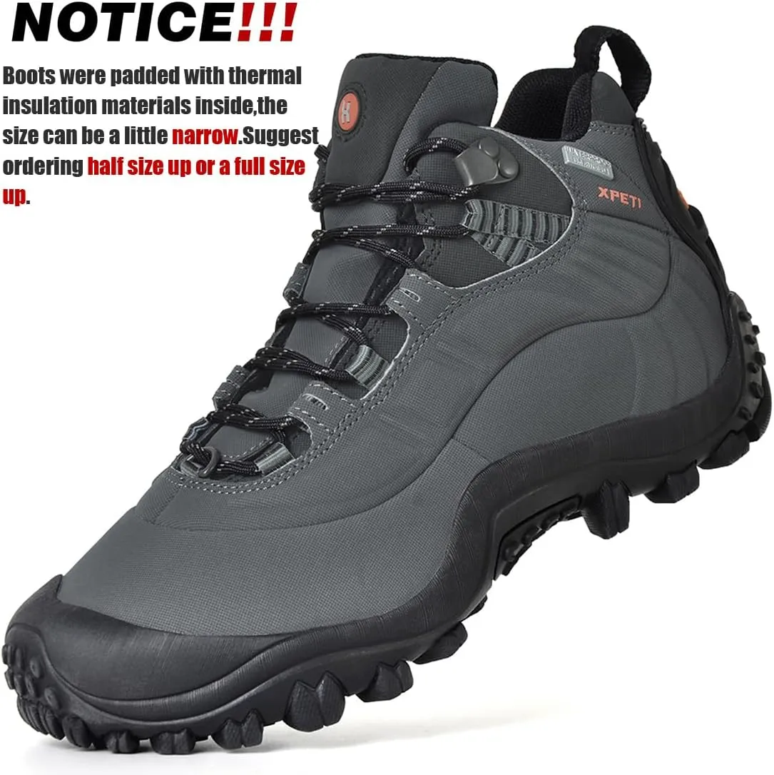 Men's Thermator Mid-Rise Waterproof Hiking Boots Trekking Outdoor Boots