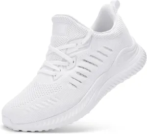 Mens Wide Sneakers - Slip On Memory Foam Walking Shoes Breathable Non Slip Tennis Running Shoe Ultra Lightweight Comfortable Workout Gym Jogging and Casual Sports
