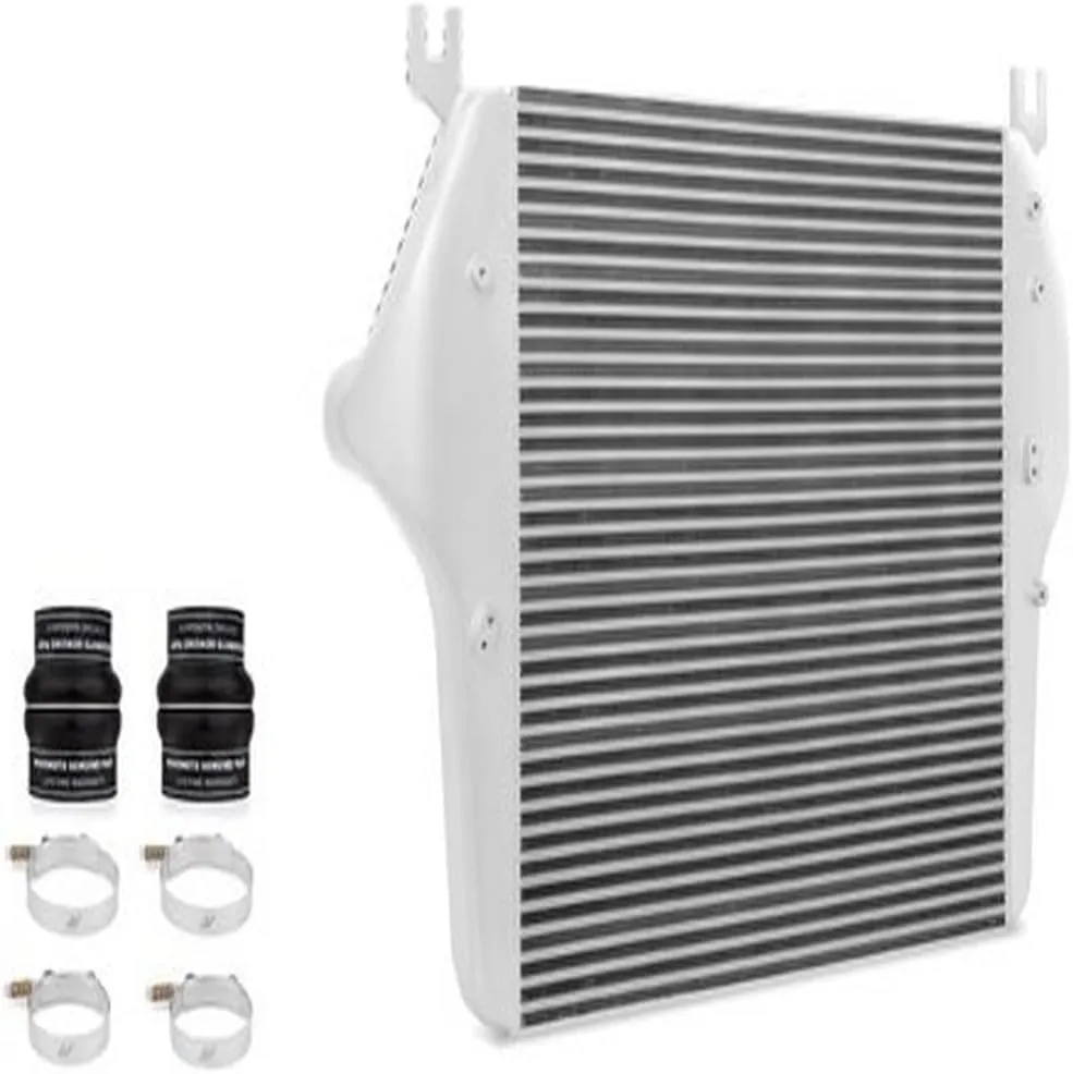 Mishimoto MMINT-RAM-03SL Performance Intercooler Compatible With Dodge Ram Cummins 5.9 6.7 2003-2009 Silver