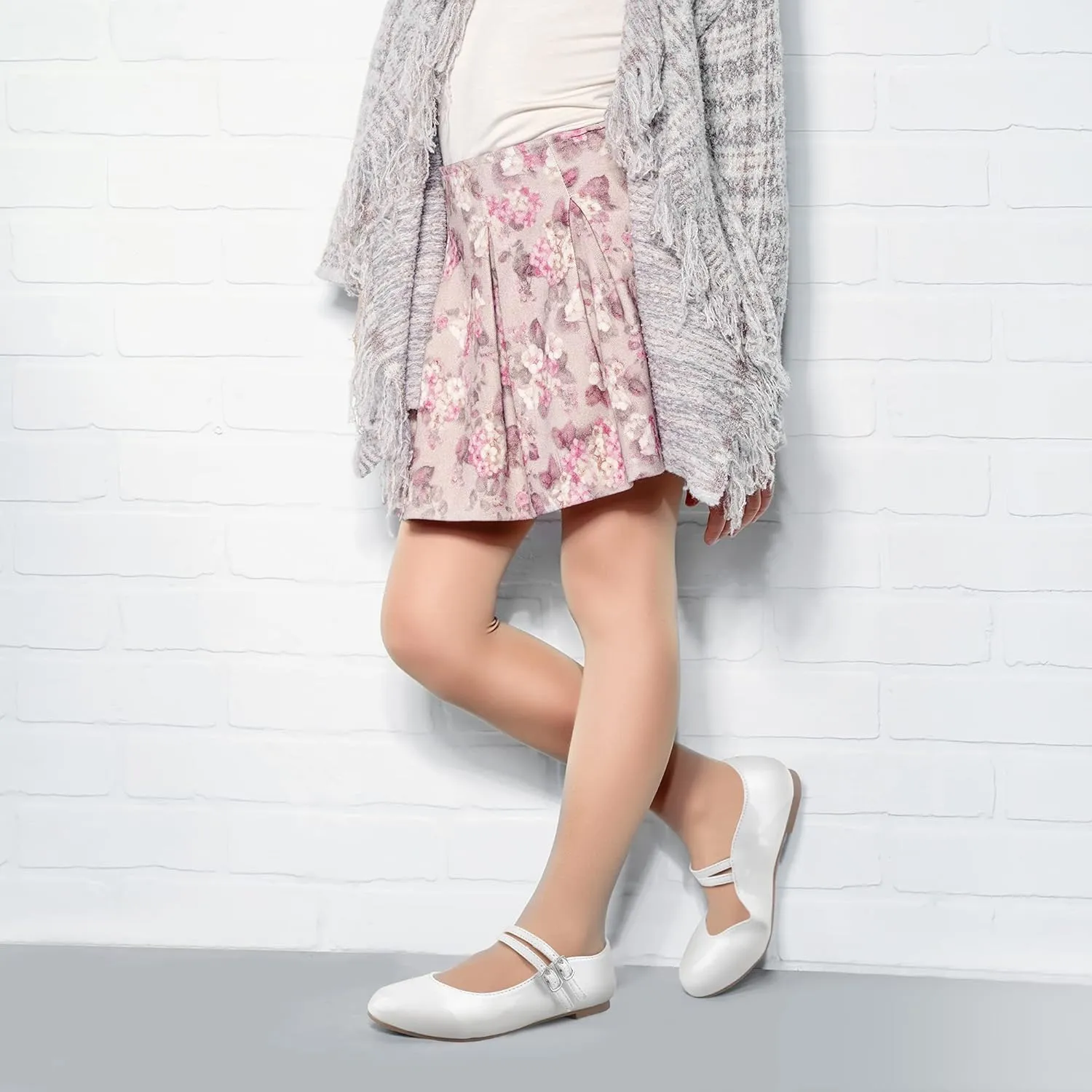MIXIN Girls Dress Shoes Mary Jane Shoes for Girl Ballet Flats Back to School Princess Wedding Shoes